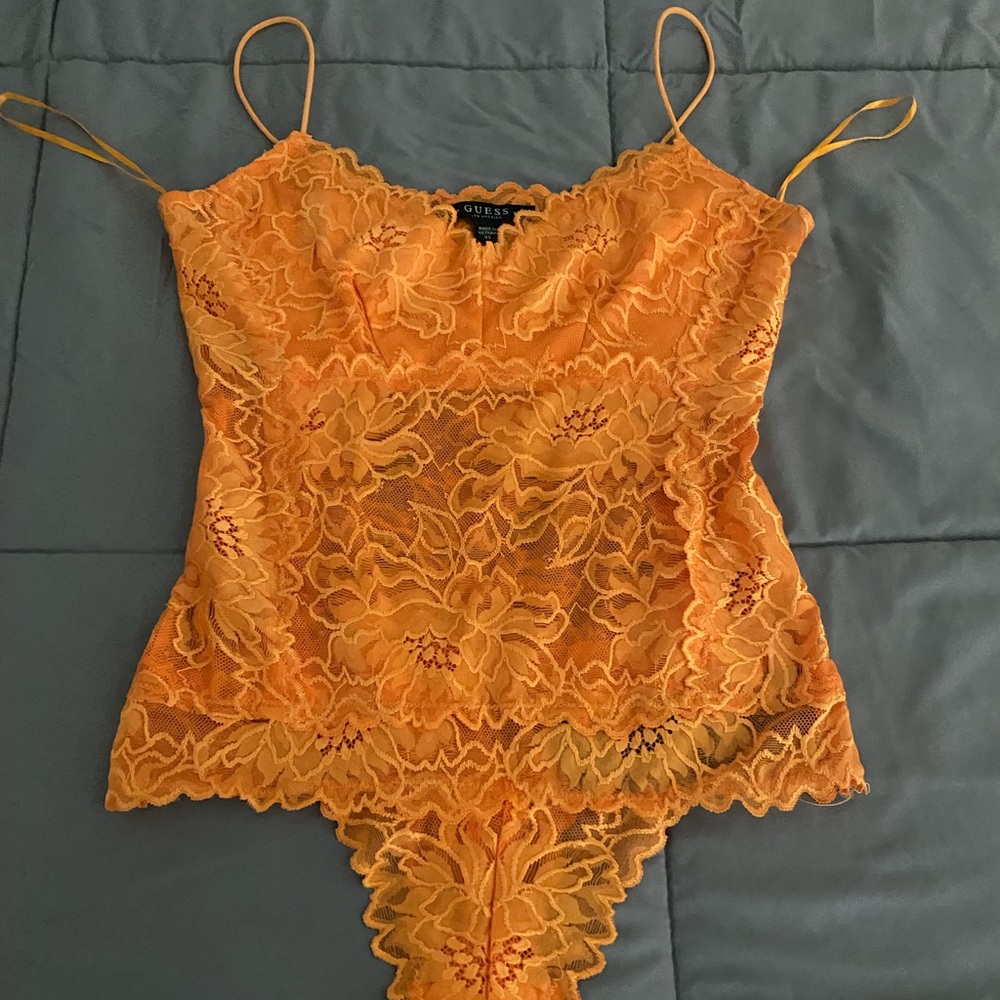 Guess yellow Bodysuit